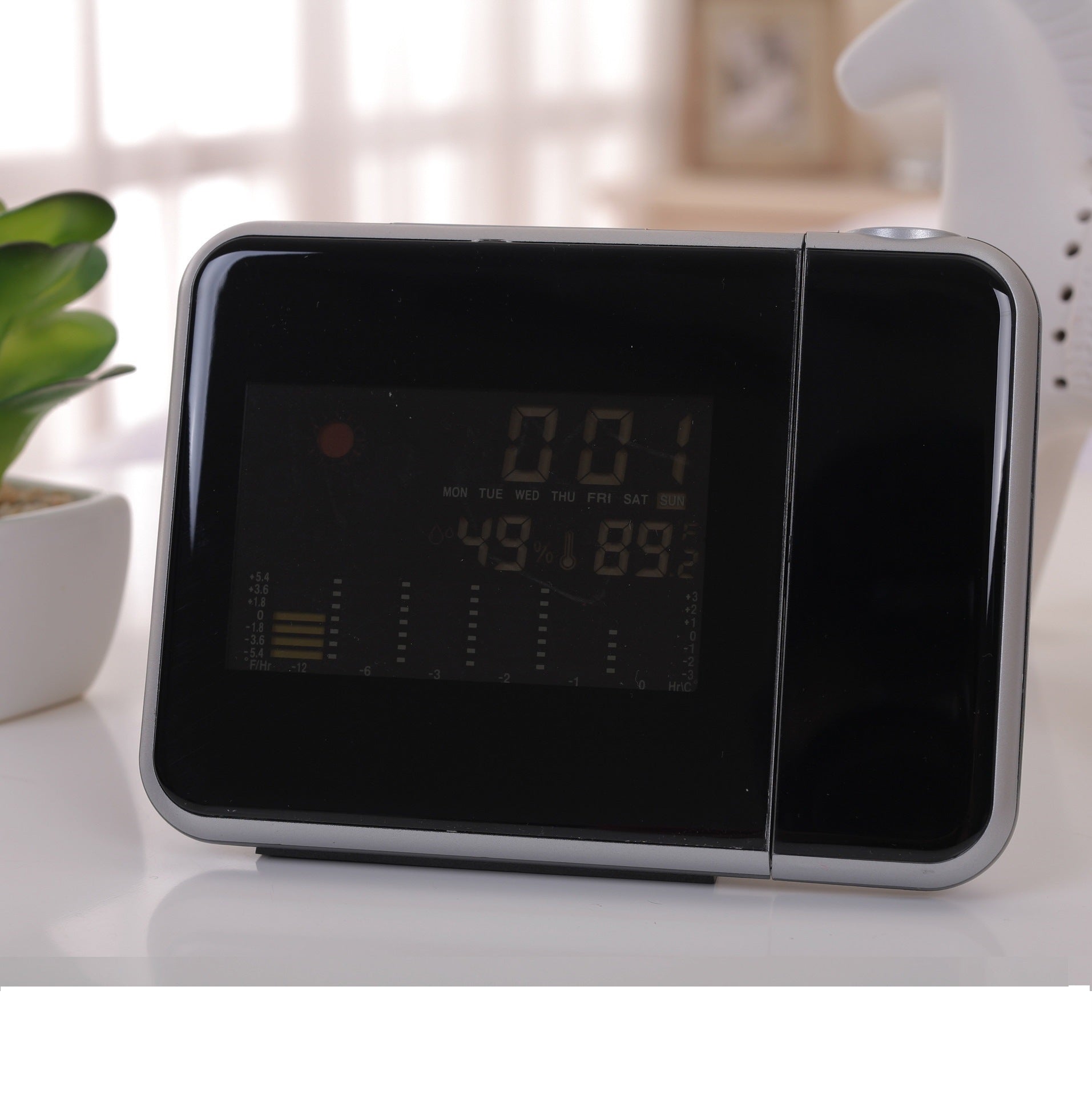 Smart LED Desk Clock with Temperature & Alarm