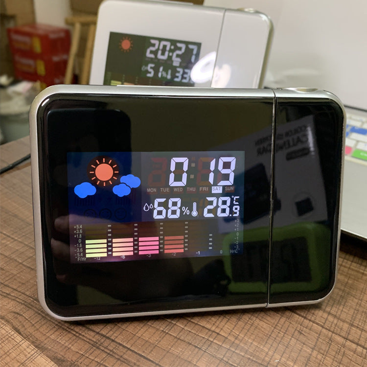 Smart LED Desk Clock with Temperature & Alarm