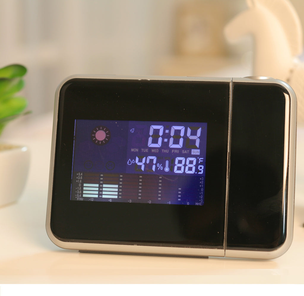 Smart LED Desk Clock with Temperature & Alarm